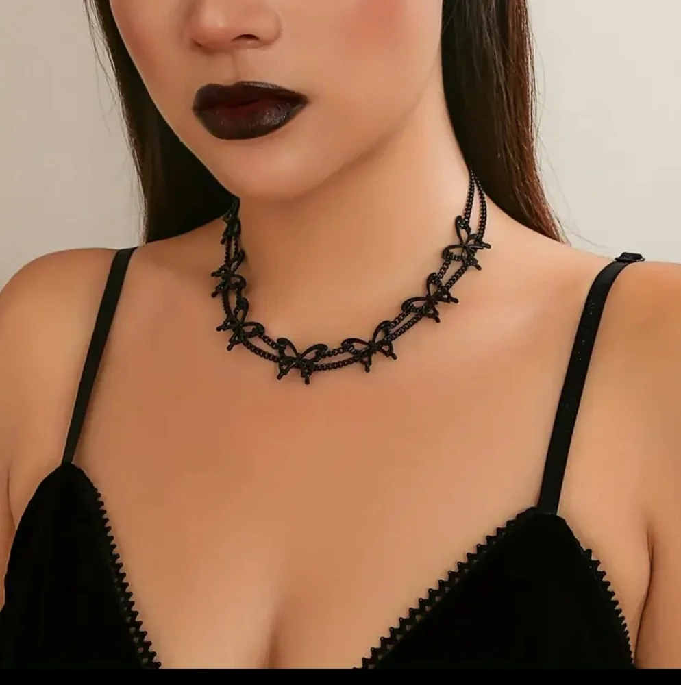 Black Butterfly Necklace🦋